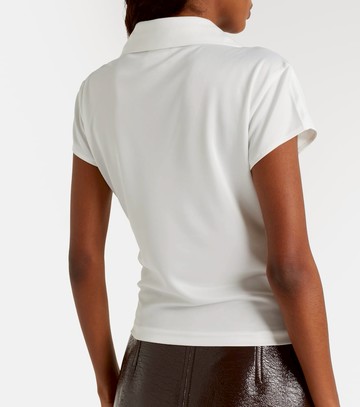 Courrèges Logo jersey polo shirt