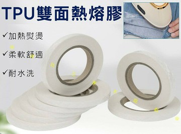 TPU雙面熱熔膠 tpu熱熔膠膜 衝鋒衣 熱塑性PU 衣服免縫 登山露營 褲邊改短神器 免縫褲角 防水外套修補 手工材料