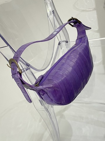 Croissant Shoulder Bag - Purple