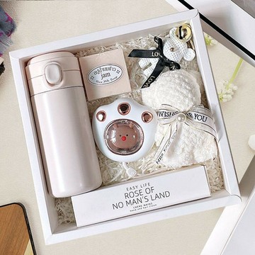 免運/公司貨 禮盒 員工禮盒 伴手禮高顏輕奢結婚禮物保溫杯女生高顏值送朋友生日禮物禮盒全套 可開發票 全館五折 工廠現貨直銷 新品特價 d1114