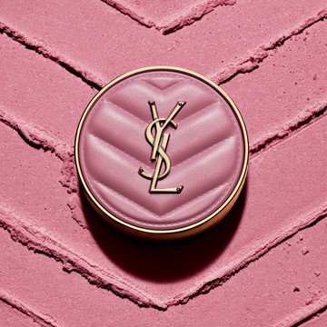 【YSL】重磅上市🔥皮革腮紅#44｜裸光粉色｜享明星午夜粉底｜第一顆精品皮革腮紅