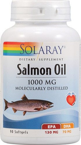 Solaray Salmon Oil 1000 mg - 90 Softgels