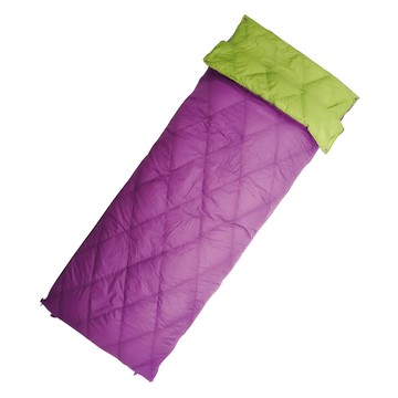 Outdoor Base 羽絨保暖增溫片 展開尺寸200x80cm 收納尺寸33x17cm  綠野方舟 紫色 + 綠色  1個