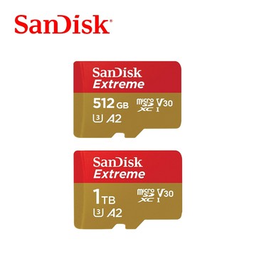 隔日到貨🚚【SanDisk】Extreme microSDXC UHS-I 512GB/1TB 記憶卡
