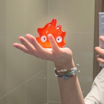 【台灣發貨 特價處理】卡西法火之惡魔宮崎駿藍火紅火 哈爾的移動城堡周邊