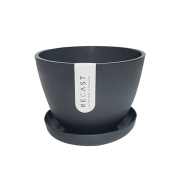 RECAST 碗盆 19cm 深灰色 附底盤