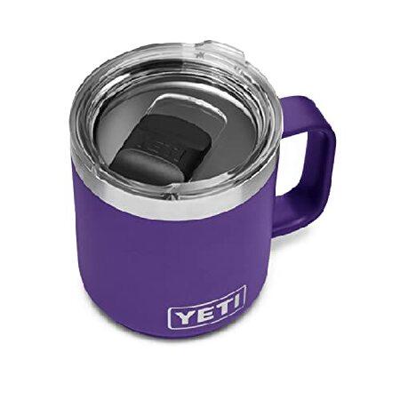 YETI Rambler 10 oz Stackable Mug, Vacuum Insulated, Stainless Steel with MagSlider Lid, Peak Purple並行輸入品