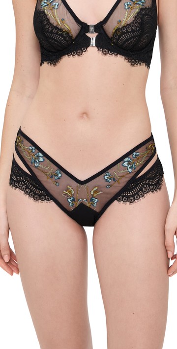 Thistle and Spire Aster Panties Black XS