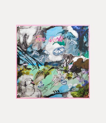 Vivienne Westwood Free World Square Free World Square Aqua  Unisex