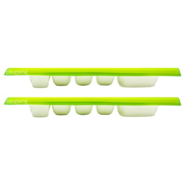 OXO tot 好滋味快取冰格 青蘋綠 30ml x12 食品級矽膠避免冷凍及加熱時產生異味  360ml  2個