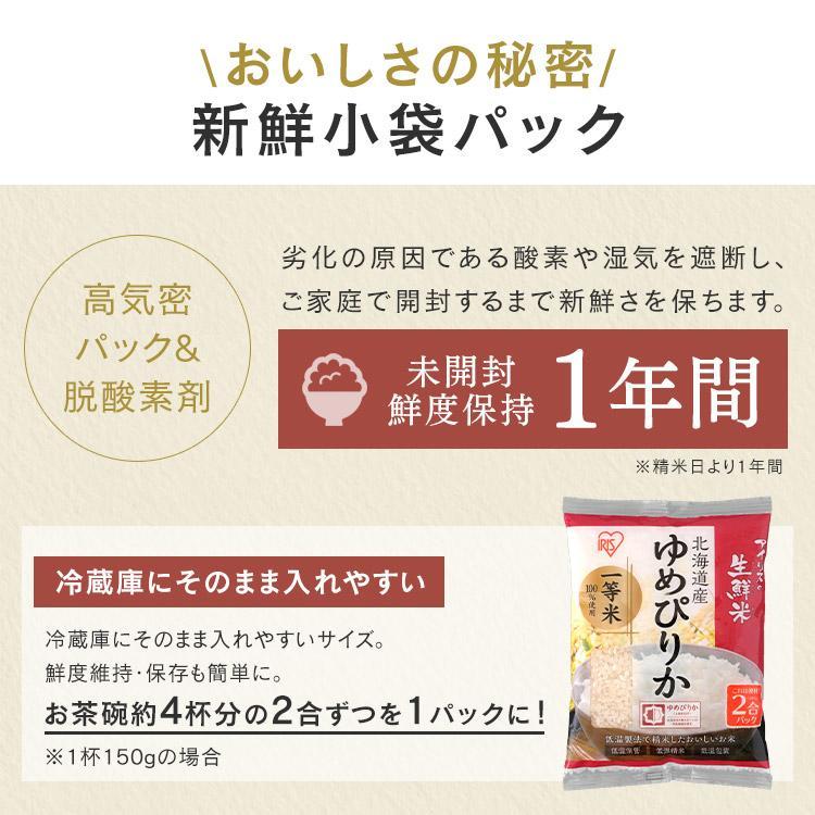 米 1.5kg 送料無料 北海道産ゆめぴりか 令和5年度産 生鮮米 ゆめぴりか 低温製法米 お米 白米 一人暮らし アイリスオーヤマ