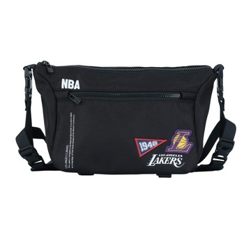 NBA 刺繡布章 側背包 湖人隊