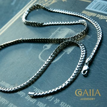 S925銀鍊。編繩銀鍊。3mm | XI