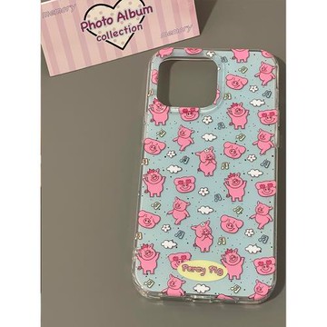 后勤高端&小眾可愛瑪莎豬音符新款個性適用于iphone16 pro max手機殼蘋果15/14/13/12硅膠防摔全包創意軟簡約