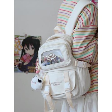 小書包女學生輕便旅游日系ins風雙肩包小型女百搭外出逛街小背包