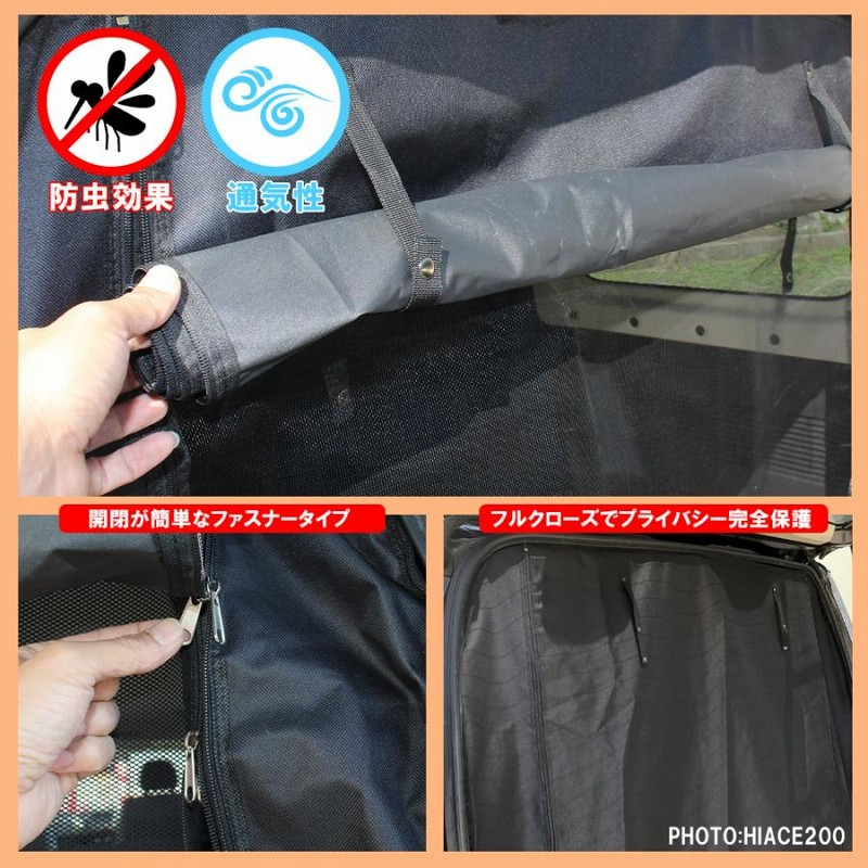 エブリィ バン DA17V ワゴン DA17W 車用 防虫ネット 網戸