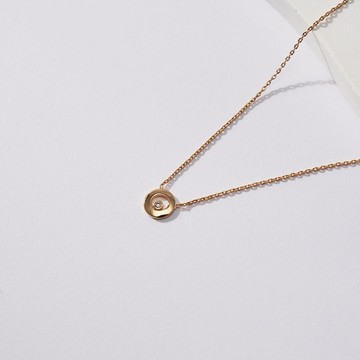 Apple美鑽項鍊 (S共三色)