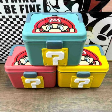 【免運】可愛 馬裏奧 Mario 瑪利歐醫藥箱 家用 家庭裝 創意 收納盒 高顏值 寶寶醫藥箱 家用 家庭裝