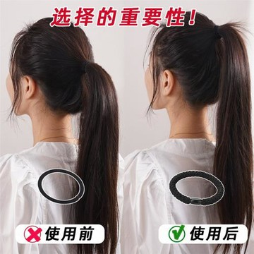 高彈力發圈女皮筋扎頭發繩高馬尾加粗耐用無痕頭繩高端不傷發頭飾