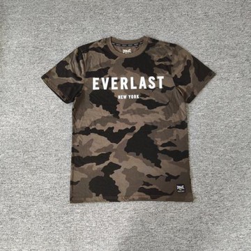 外貿      夏季拳擊圓領短袖運動休閑寬松男士T恤