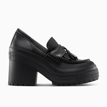 CONVERSE CHUCK 70 DE LUXE HEEL LOAFER OX  低筒 靴鞋 女鞋 高跟鞋 黑色-A14714C