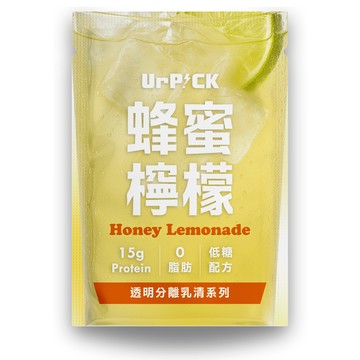 [UrP!CK] 透明分離乳清 - 蜂蜜檸檬風味（25g）- 15入組