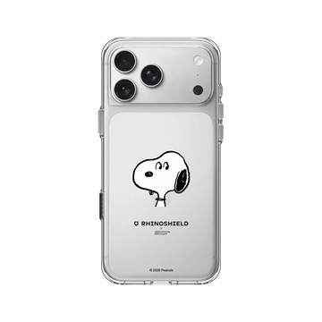 iPhone 17 Pro Max Clear Case（相機按鈕） 透明 - 史努比 Snoopy - 經典-Snoopy史努比