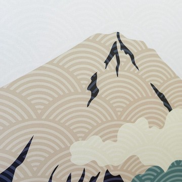 【微瑕特惠】【福利品】雲氣迷漫的富士山I- 臥室掛畫/簡約風