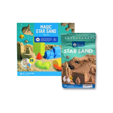 【JarMelo 原創美玩】魔力星空沙-套裝組(1KG星空沙+模具組)