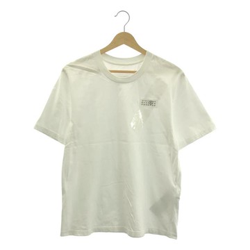 【KLD】MM6 Maison Margiela 2025春夏款 | 純棉數位Logo T卹 | S碼 | 白色 | 女款