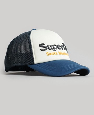 Superdry Women's Women's Women's Classic Vintage Trucker Cap, White - Size: One Size Size: 1SIZE