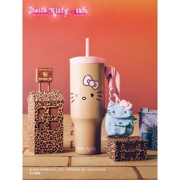 2026新年禮物tbh野獸派家居Hello Kitty巨無霸保溫杯水吸管杯不鏽鋼保冷杯