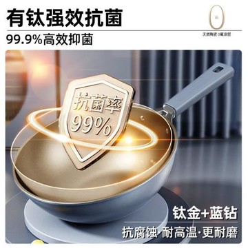 蜂窩炒鍋不粘鍋家用炒菜鍋電磁爐專用平底鍋具煤氣燃氣灶專用適用