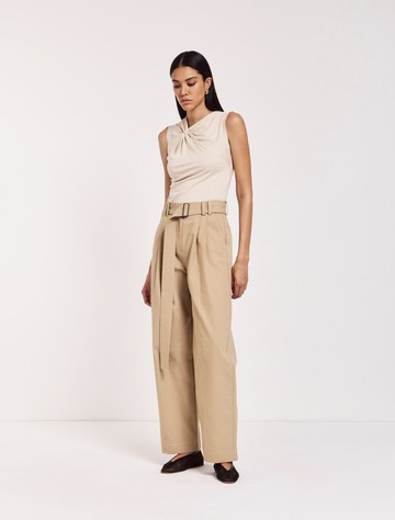 Tino Cargo Pant in Taupe - Organic Cotton Ninety Percent