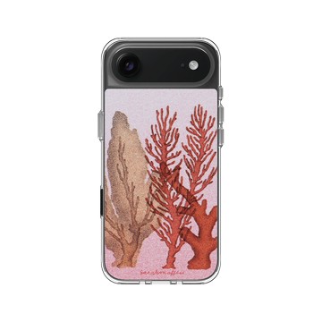 iPhone Air Clear Case（相機按鈕） 透明 - Sarah Mafféïs - 珊瑚