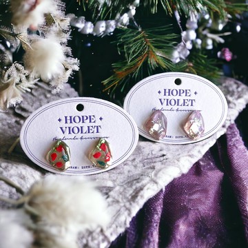 冬季喜悅系列耳環No.2- Winter Delight