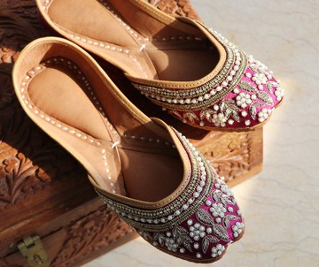 【梅紫】印度風情/足尖勾魂手工鞋