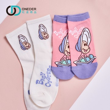 (多款)Disney 迪士尼 牡蠣寶寶短襪 中筒襪【ONEDER 旺達棉品】AC-A502