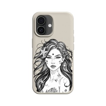 iPhone 16 SolidX 貝殼灰 - MYMY REVERZ TATTOO - MERMAID