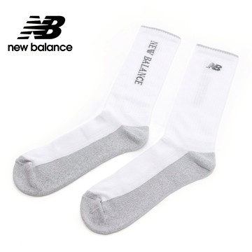 【New Balance官方旗艦店】中長襪_LAS50051WY_中性_白灰色