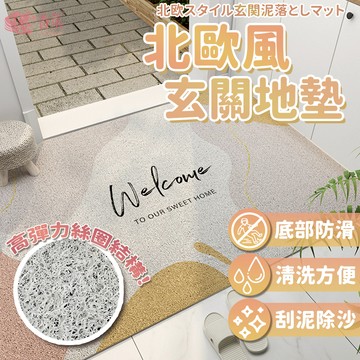 24H台灣出貨【北歐風玄關地墊】刮泥地墊 門口地墊 地墊地毯 玄關地墊 地墊 地毯 刮泥絲圈地墊 進門地墊 絲圈地墊