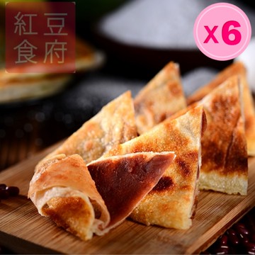 【廠商直送】[冷凍宅配]紅豆食府豆沙鍋餅480g/包， 共6包