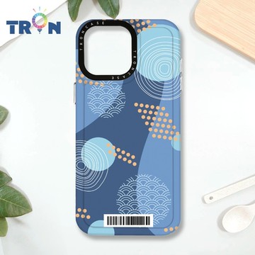 TRON IPHONE 16 PRO MAX 日系和風圓點海波系列 防摔 MAGSAFE 磁吸 太空載具殼 透白 手機殼