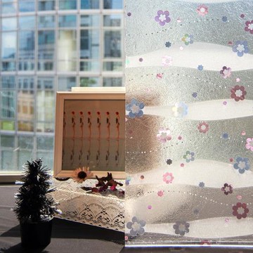 【meiwa】日本明和阻隔UV窗貼-可愛小花92*100CM