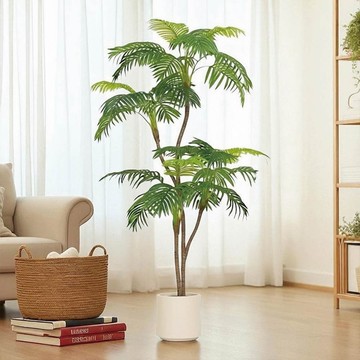 比佛利山莊美是棕櫚樹1.7公尺室內大型仿真植栽(贈送花盆)