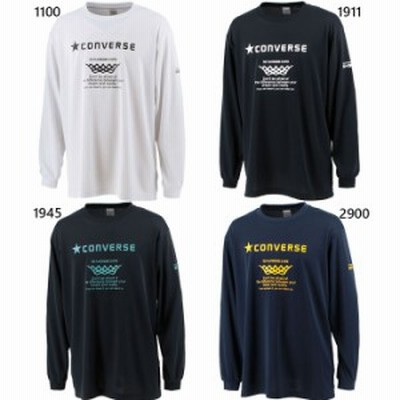コンバース メンズ プリントロングスリーブシャツ バスケットボールウェア トップス 長袖Tシャツ 送料無料 CONVERSE CB222357L