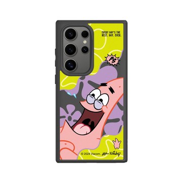 Galaxy S24 Ultra SolidSuit 黑 - 海綿寶寶 SpongeBob - 派大星哈哈哈