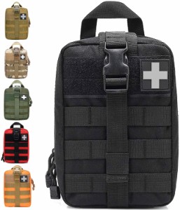 タクティカルポーチ ミリタリーポーチ サバイバルゲーム Molle Medical Pouch Rip Away, Ta