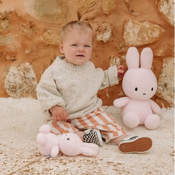 BON TON TOYS｜Miffy Terry米菲兔填充玩偶-淺粉(4種尺寸) - 33CM