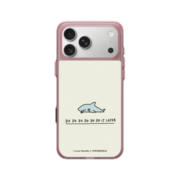 iPhone 17 Pro Max Clear (相機按鈕) 晶醺玫 - ilovedoodle (Lim Heng Swee) - Dododo Do It Later 鯊魚